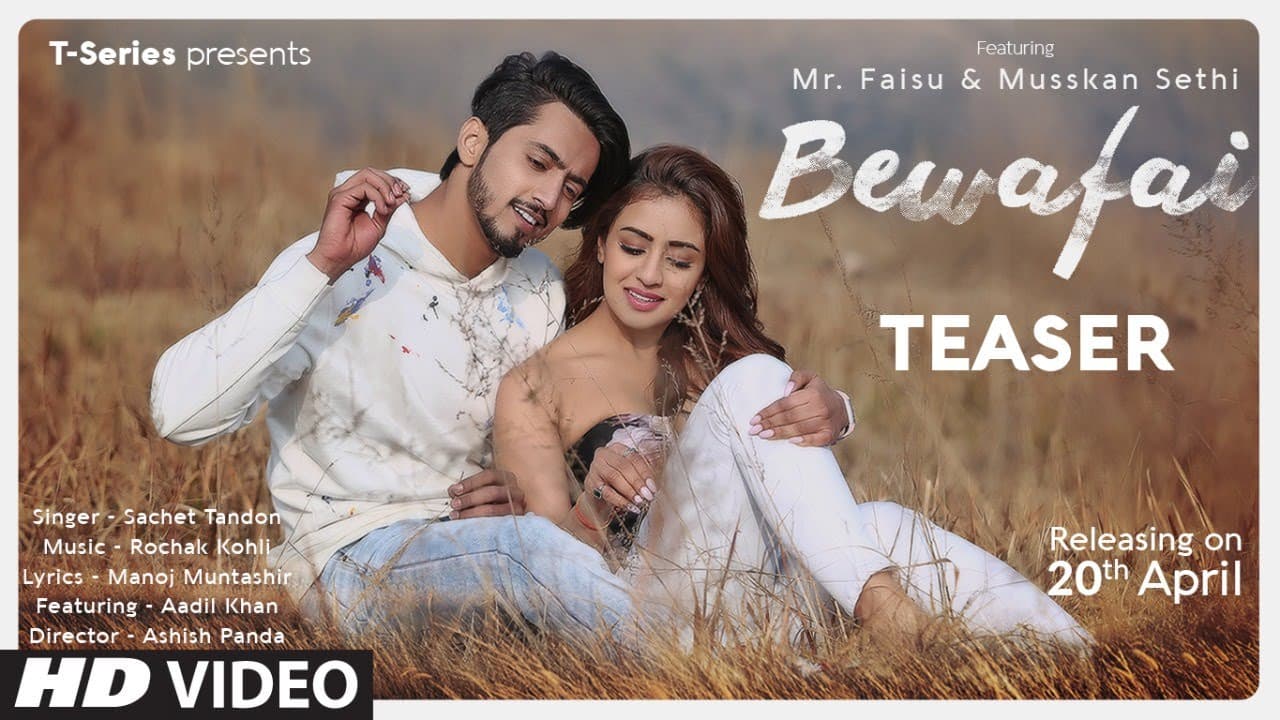 Song Teaser: Bewafai | Rochak Kohli Feat.Sachet Tandon |Mr. Faisu,Musskan, Aadil |Song Out ►20 April