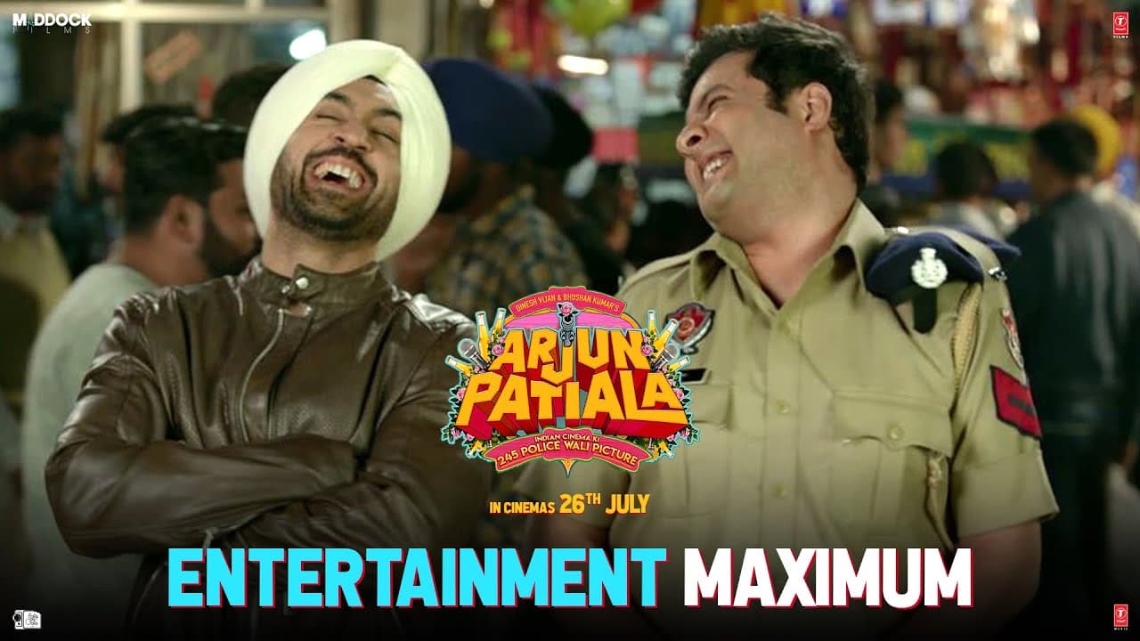Maximum Entertainment with Arjun Patiala | Diljit, Kriti, Varun| Dinesh V | Bhushan  K | Rohit J