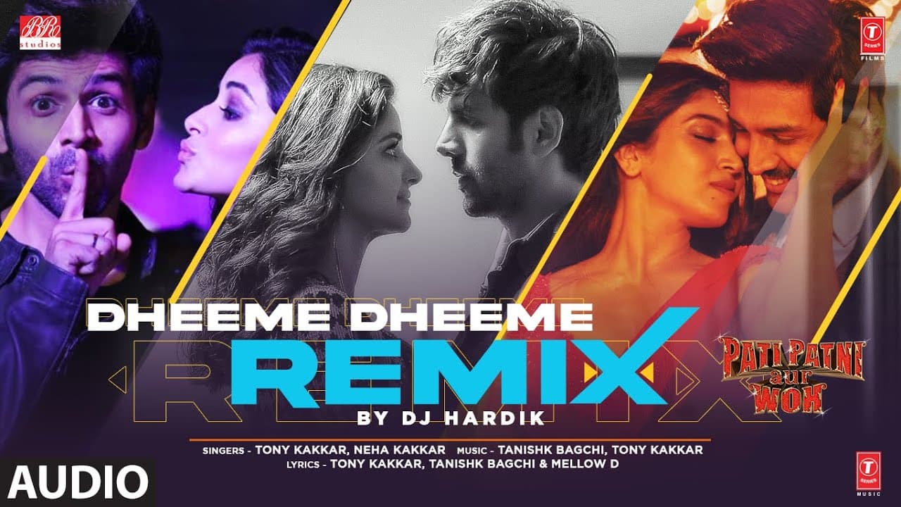 Dheeme Dheeme Remix (Audio) By DJ Hardik | Kartik, Bhumi, Ananya | Tony K, Neha K | Tanishk Bagchi