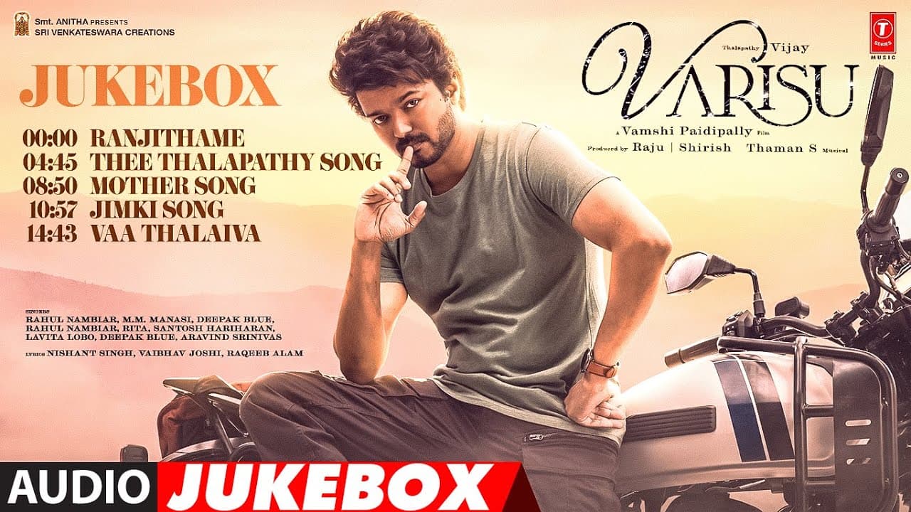 Varisu (Jukebox Hindi) Full Album | Thalapathy Vijay | Rashmika | Vamshi Paidipally | Thaman S