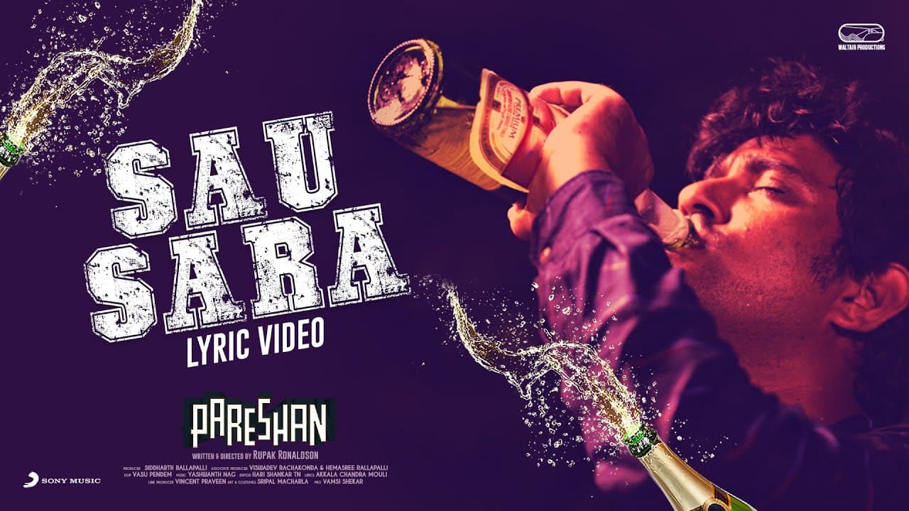 Pareshan - Sau Sara Lyrical | Thiruveer | Yashwanth Nag | Rupak Ronaldson