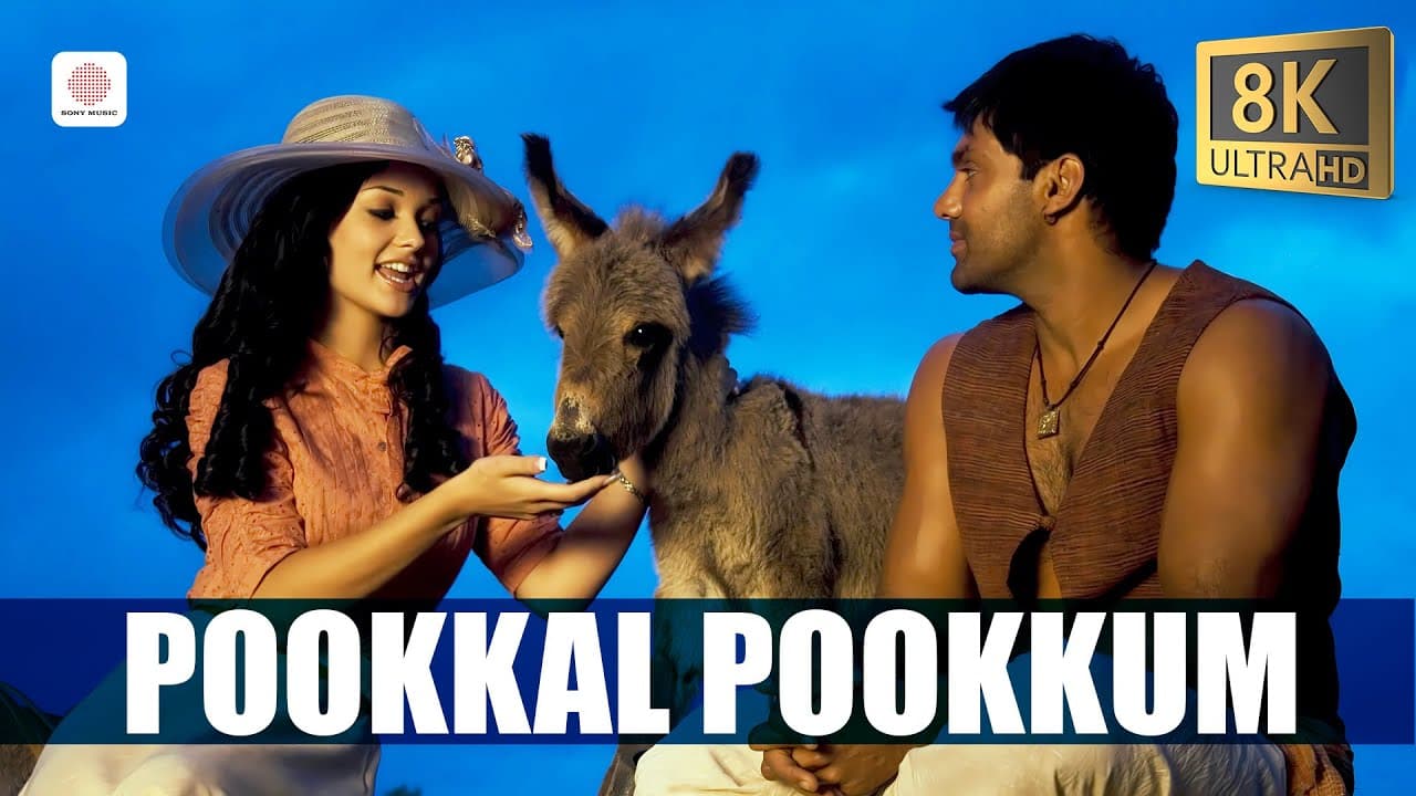 Pookkal Pookkum 8K/4K Video Song | Aarya, Amy Jackson | G.V. Prakash Kumar  | Madharasapattinam