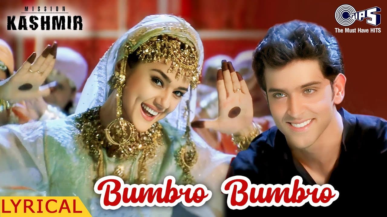 Bumbro Bumbro Shyam Rang - Lyrical | Mission Kashmir | Hrithik Roshan, Preity Zinta | Dance Song