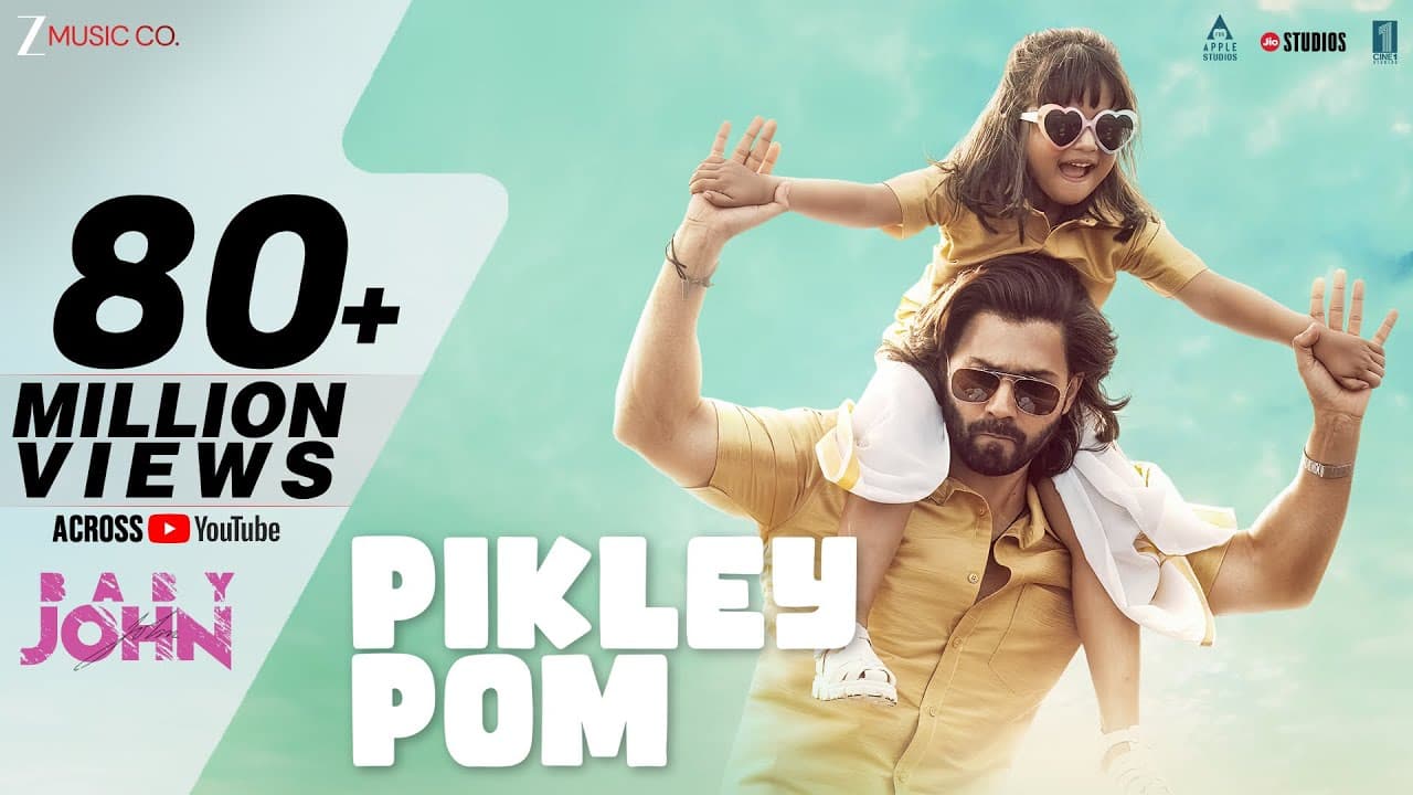 Pikley Pom | Baby John | Varun Dhawan, Wamiqa | Vishal Mishra, Riya Seepana, Thaman S, Irshad Kamil