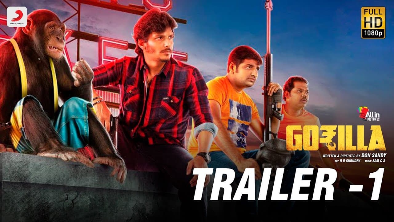 Gorilla - Official Trailer 1 (Tamil) | Jiiva, Shalini Pandey, Yogi Babu, Sathish | Sam CS | DonSandy