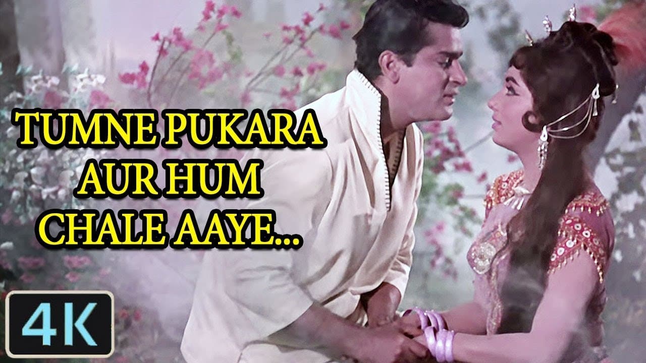 रफ़ी की आवाज़ में इश्क़ की पुकार | तुमने पुकारा और हम चले | शम्मी कपूर, साधना | राजकुमार | 4K