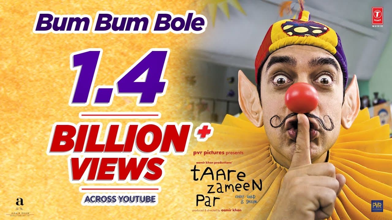 Bum Bum Bole (Full Song) Film - Taare Zameen Par |  Shaan, Aamir Khan