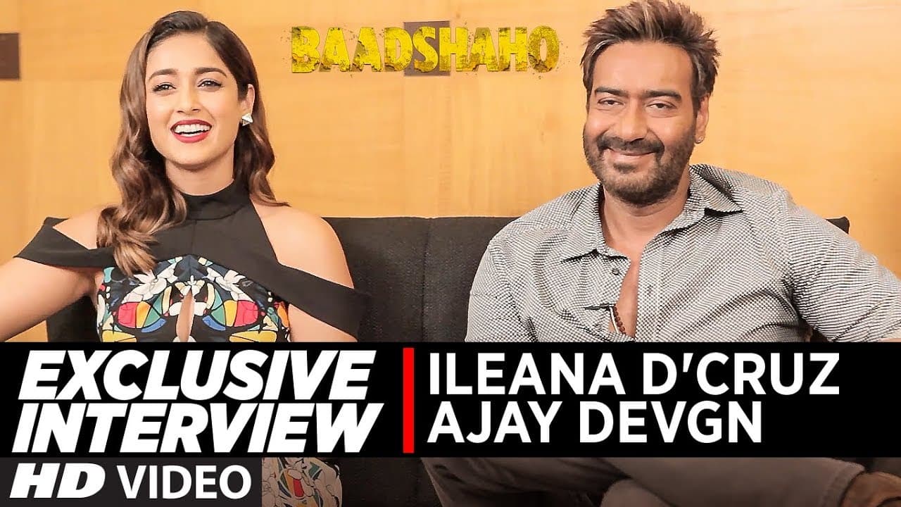 Exclusive Interview with Ajay Devgn & Ileana D'Cruz | Baadshaho | T-Series