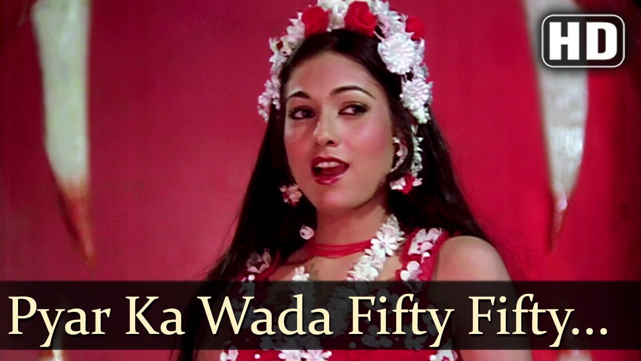 Pyar Ka Wada Fifty Fifty - Rajesh Khanna - Tina Munim - Fifty Fifty - Bollywood Songs