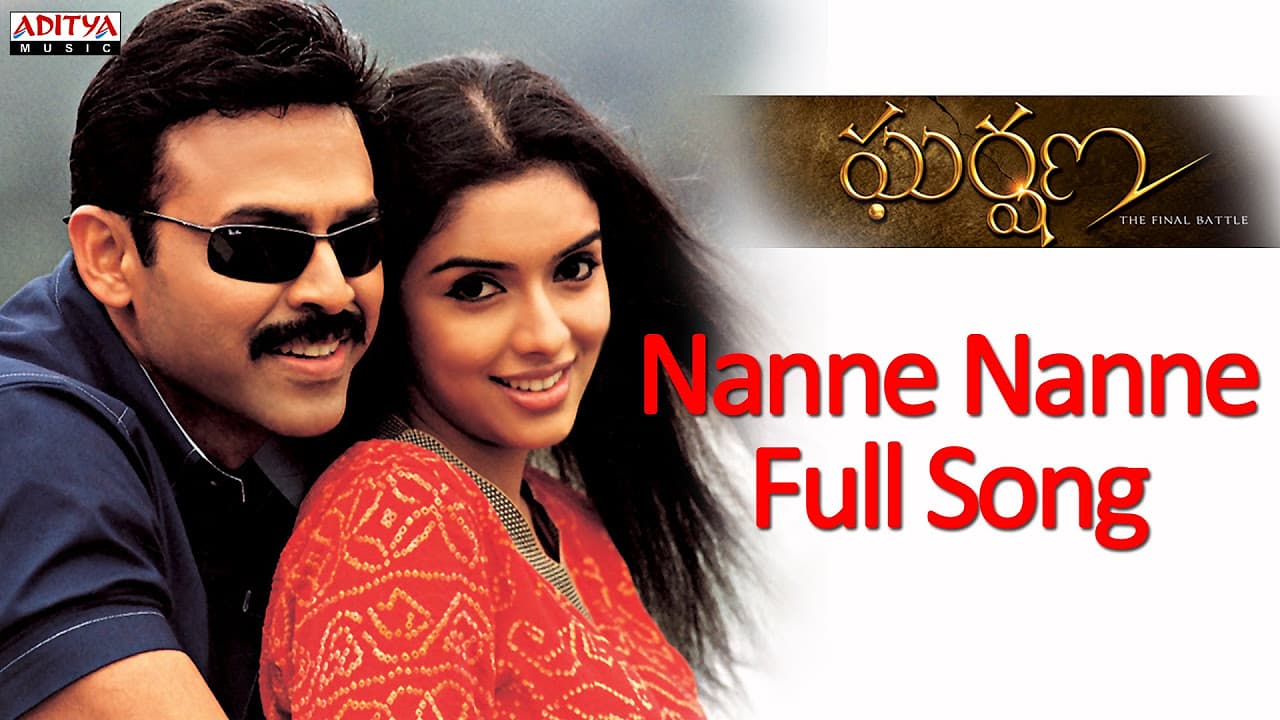 Nanne Nanne Full Song - Gharshana Telugu Movie - Venkatesh, Aasin