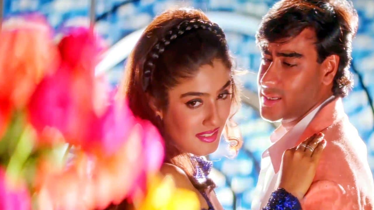 कितना हसीन चेहरा HD - दिलवाले - अजय देवगन, रवीना टंडन - कुमार सानु