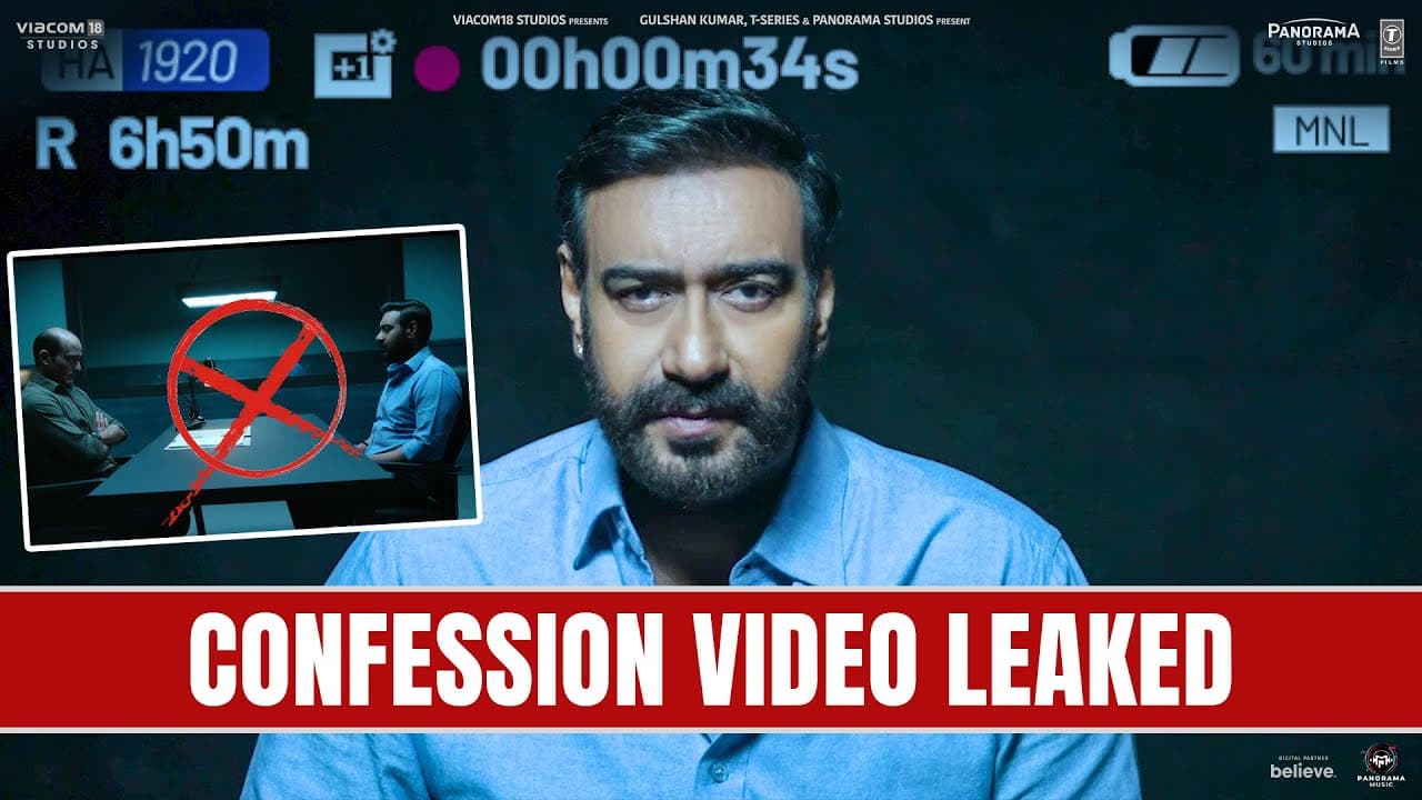 Drishyam 2: Leaked Confession Video | Ajay Devgn, Akshaye K, Tabu, Shriya S, Abhishek P | Bhushan K