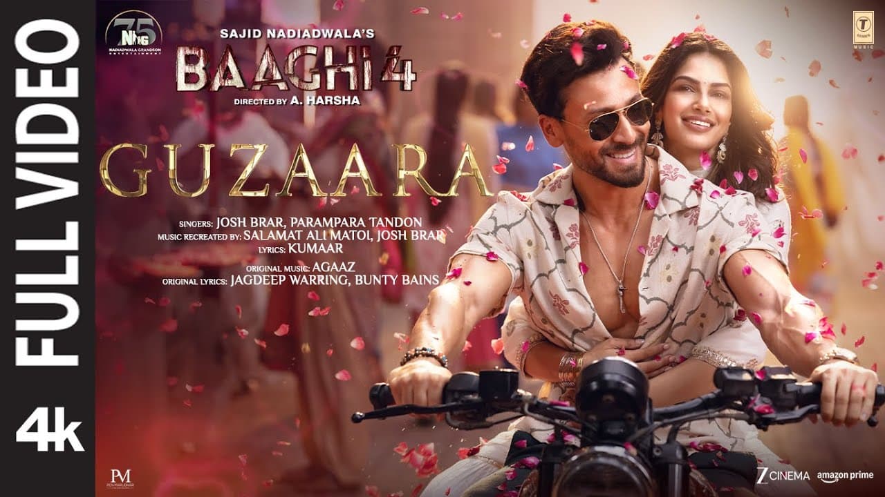 Guzaara (Full Video) | Baaghi 4| Tiger Shroff,Harnaaz| Josh Brar,Parampara,Kumaar| Sajid N,A. Harsha