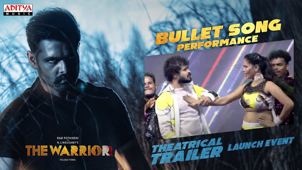 Bullet Song Dance Performance | The Warriorr Theatrical Trailer Launch LIVE | Ram Pothineni