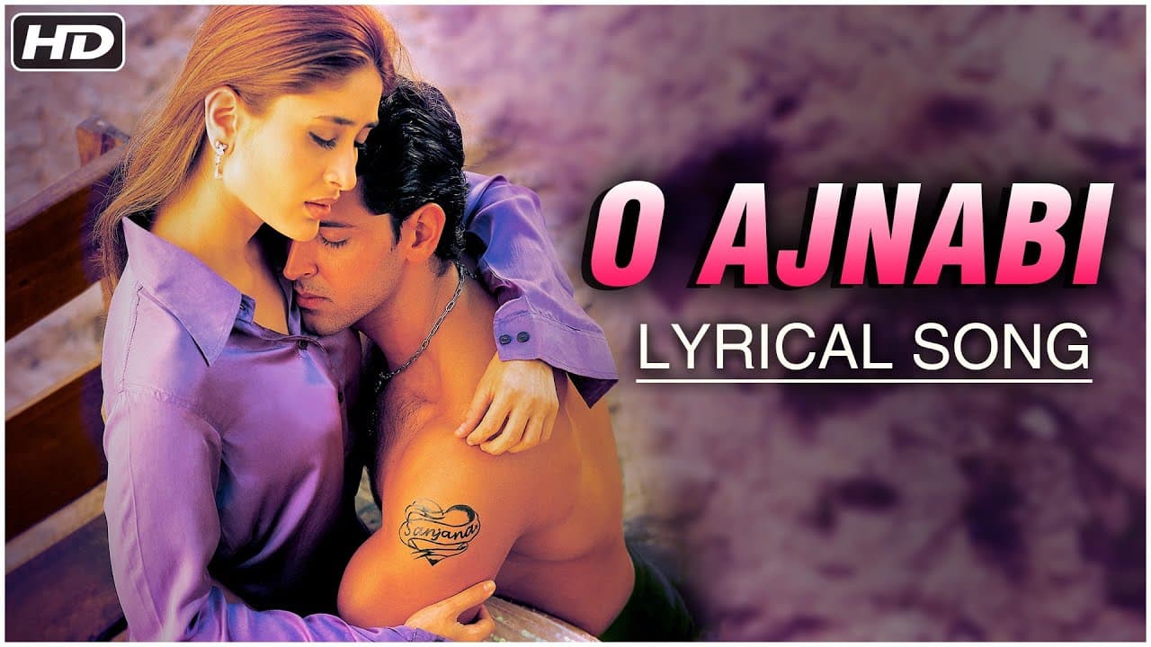 O Ajnabi (Happy) | Lyrical Song | Main Prem Ki Diwani Hoon | Hrithik Roshan, Kareena Kapoor