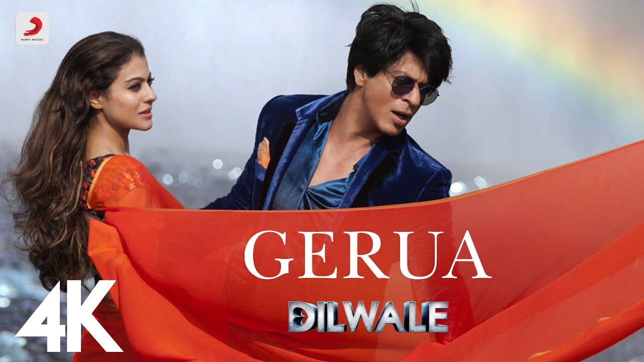 Gerua - Dilwale | @pritam7415 | Arijit Singh | Antara Mitra | Amitabh Bhattacharya | SRK | 4K