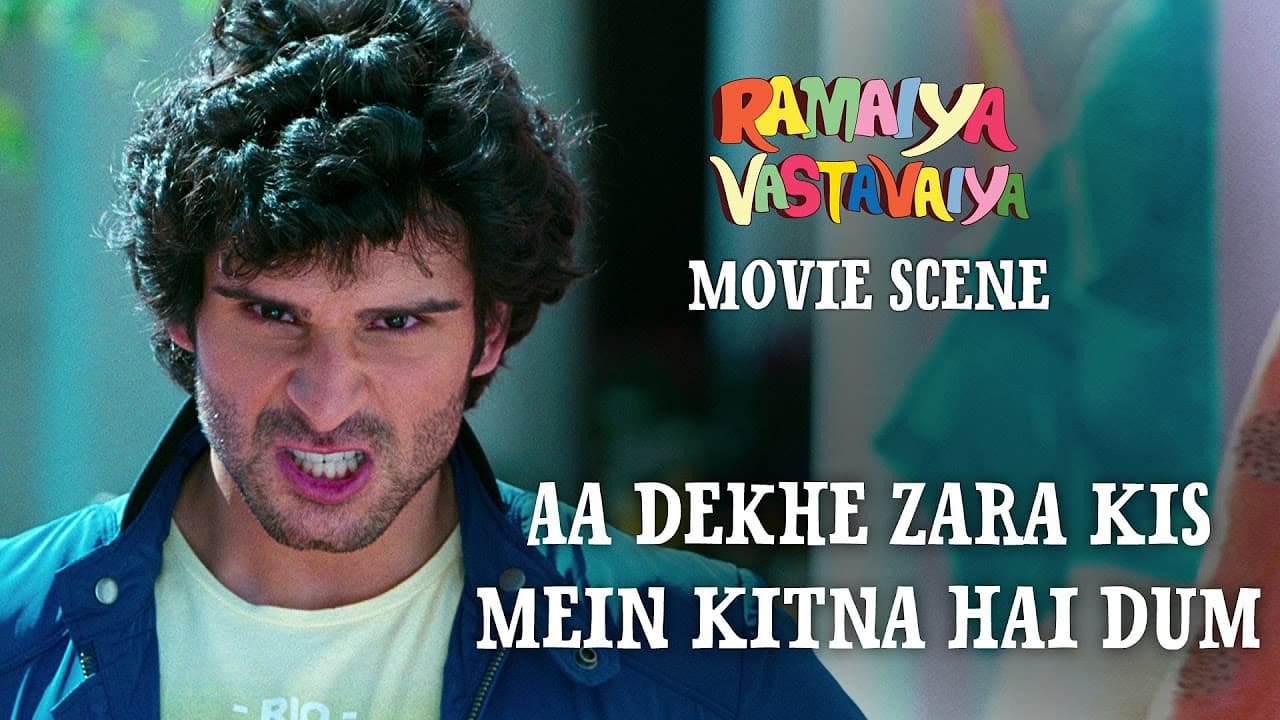 Aa Dekhe Zara Kis Mein Kitna Hai Dum - Ramaiya Vastavaiya Scene - Girish & Shruti