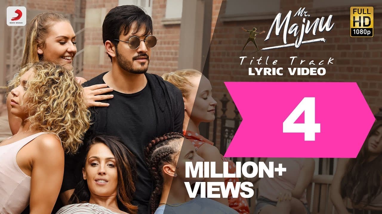Mr. Majnu - Title Track Lyric Video (Telugu) | Akhil Akkineni | BVSN Prasad | Thaman S, Venky Atluri