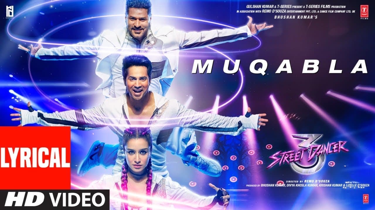 LYRICAL: Muqabla | Street Dancer 3D |A.R. Rahman, Prabhudeva, Varun D, Shraddha K, Yash ,Parampara