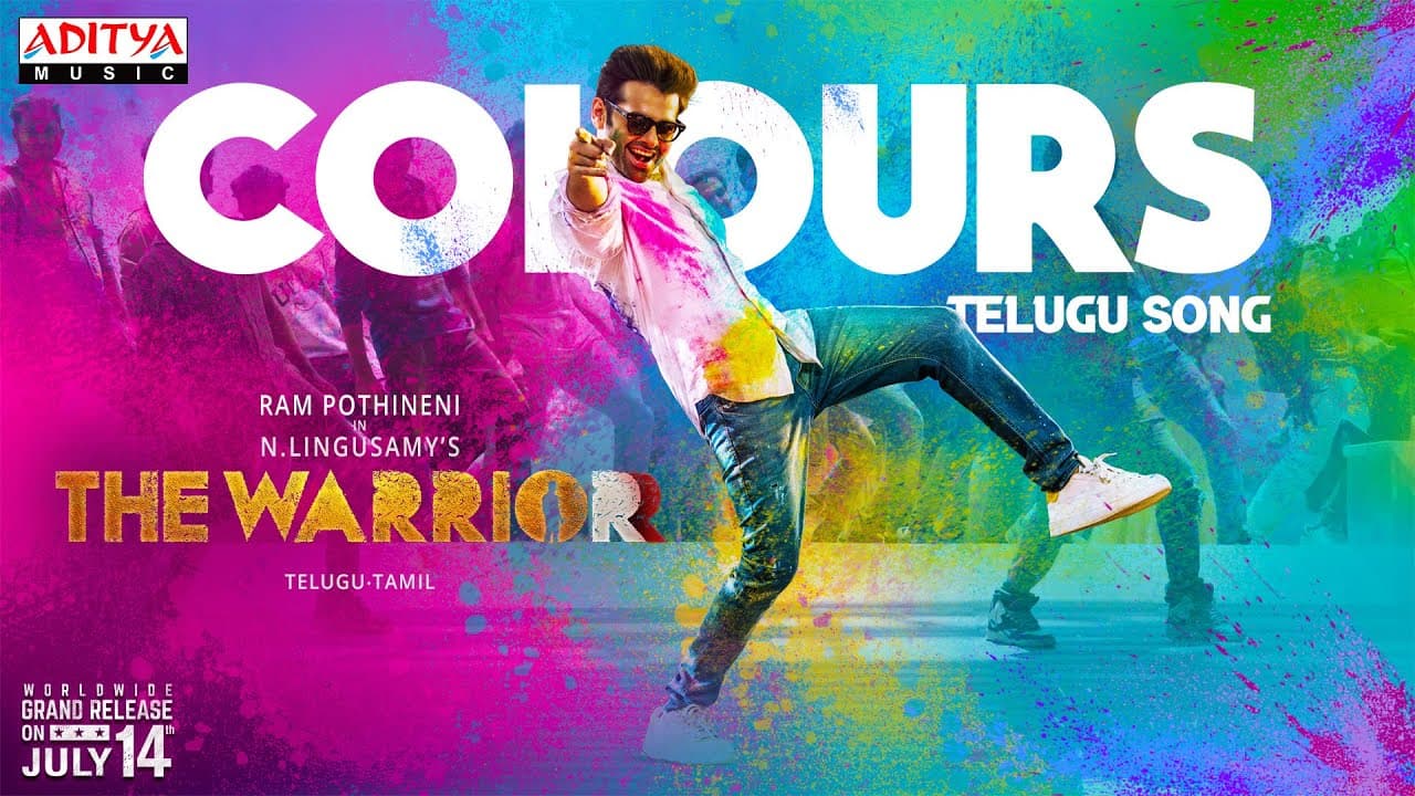 Colours Lyrical Song (Telugu) | The Warriorr | Ram Pothineni, Krithi Shetty | DSP | Lingusamy