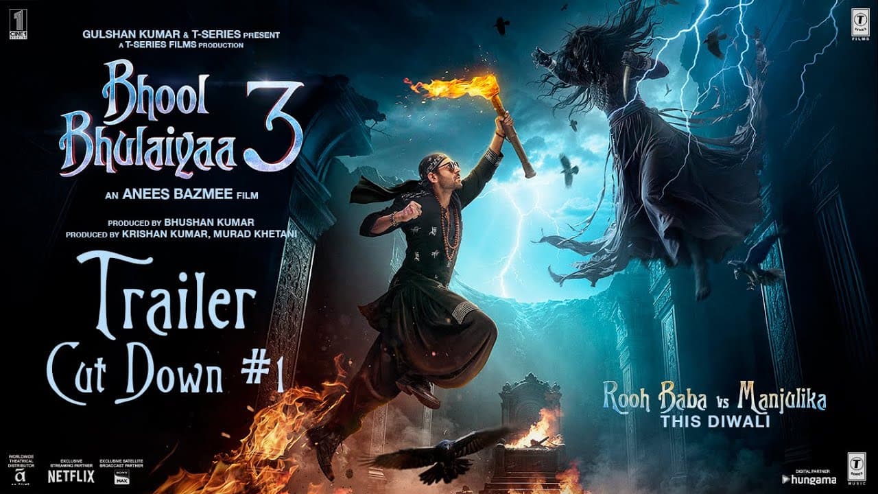 Bhool Bhulaiyaa 3 | "Rakt Ghaat Ka Itihaas" | Kartik A | Vidya,Madhuri,Triptii | Anees B | Bhushan K