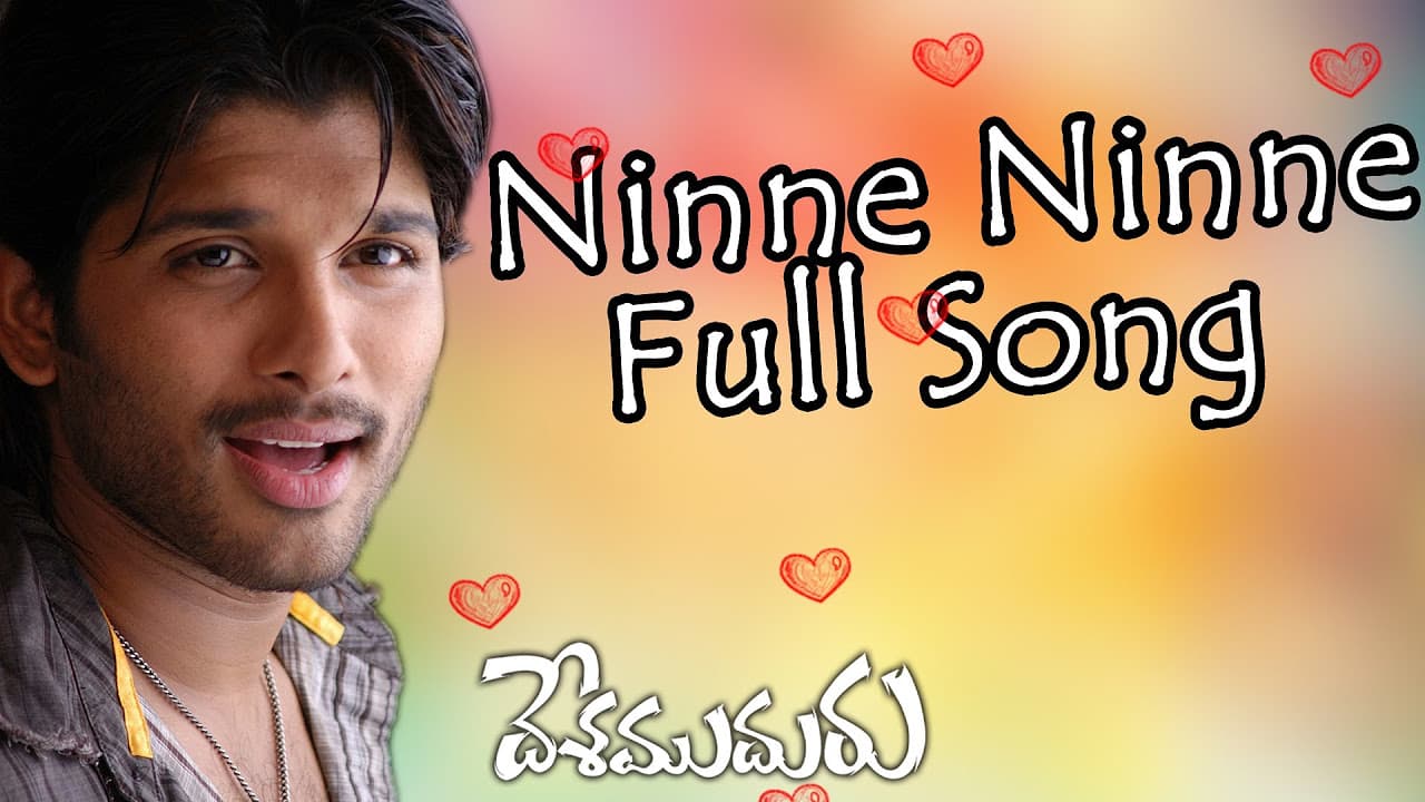 Ninne Ninne Full Song |Desamudhuru |Allu Arjun,Chakri | Allu Arjun ChakriHits | Aditya Music