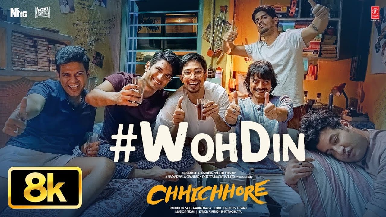 Woh Din 8K Video Song | Sushant Singh Rajput | Shraddha Kapoor | Pritam | Tushar Kapoor |Chhichhore