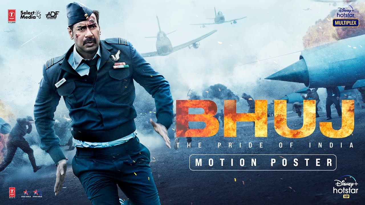 BHUJ Motion Poster | Ajay Devgn, Sanjay Dutt, Sonakshi Sinha, Nora Fatehi | Bhushan Kumar