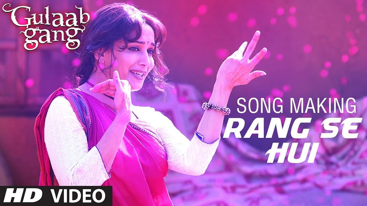 Rang Se Hui Song Making Gulaab Gang | Madhuri Dixit, Juhi Chawla