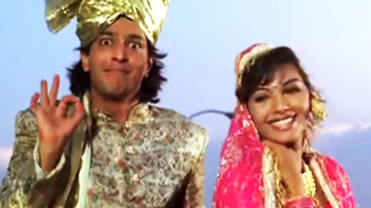 Chunkey Pandey, Somy Ali | Band Bajega | Udit Narayan | Alka Yagnik | Teesra Kaun | Shaadi Song