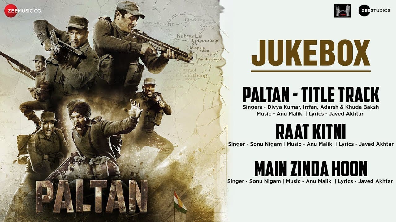 Paltan - Full Movie Audio Jukebox | Jackie Shroff, Arjun Rampal & Sonu Sood | Anu Malik | J P Dutta