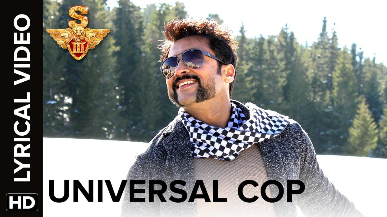 Universal Cop - Lyrical Song | S3 | Suriya | Anushka Shetty | Shruti Haasan | Harris Jayaraj | Hari
