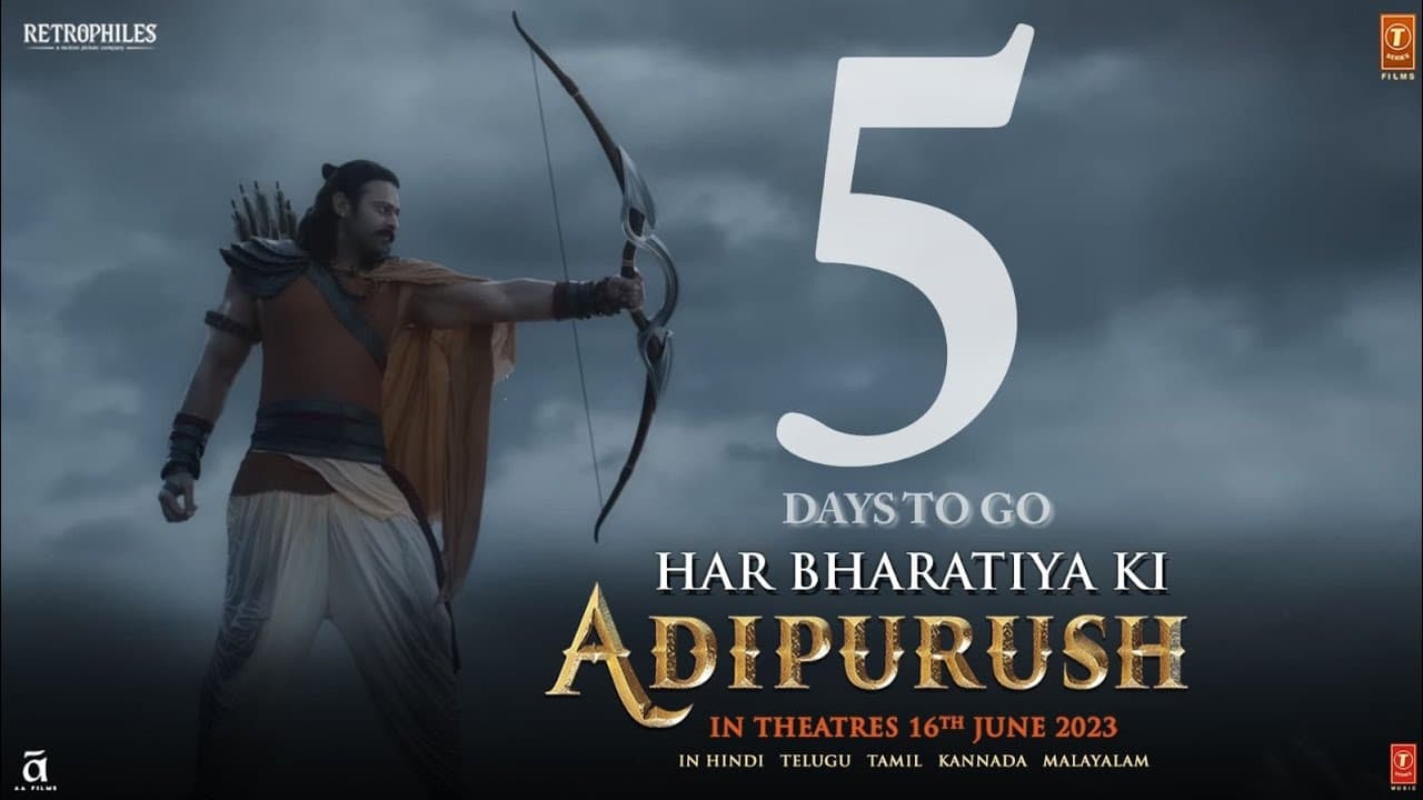 Adipurush | 5 Days To Go | Prabhas | Kriti Sanon | Om Raut | Manoj Muntashir Shukla | Bhushan Kumar