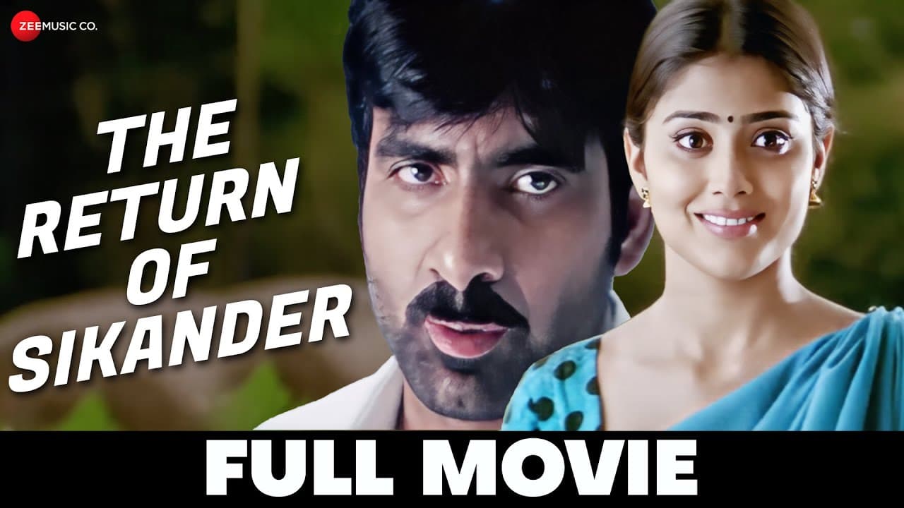 The Return of Sikander (2008) - Full Movie | Ravi Teja, Shriya Saran, Prakash Raj, Brahmanandam