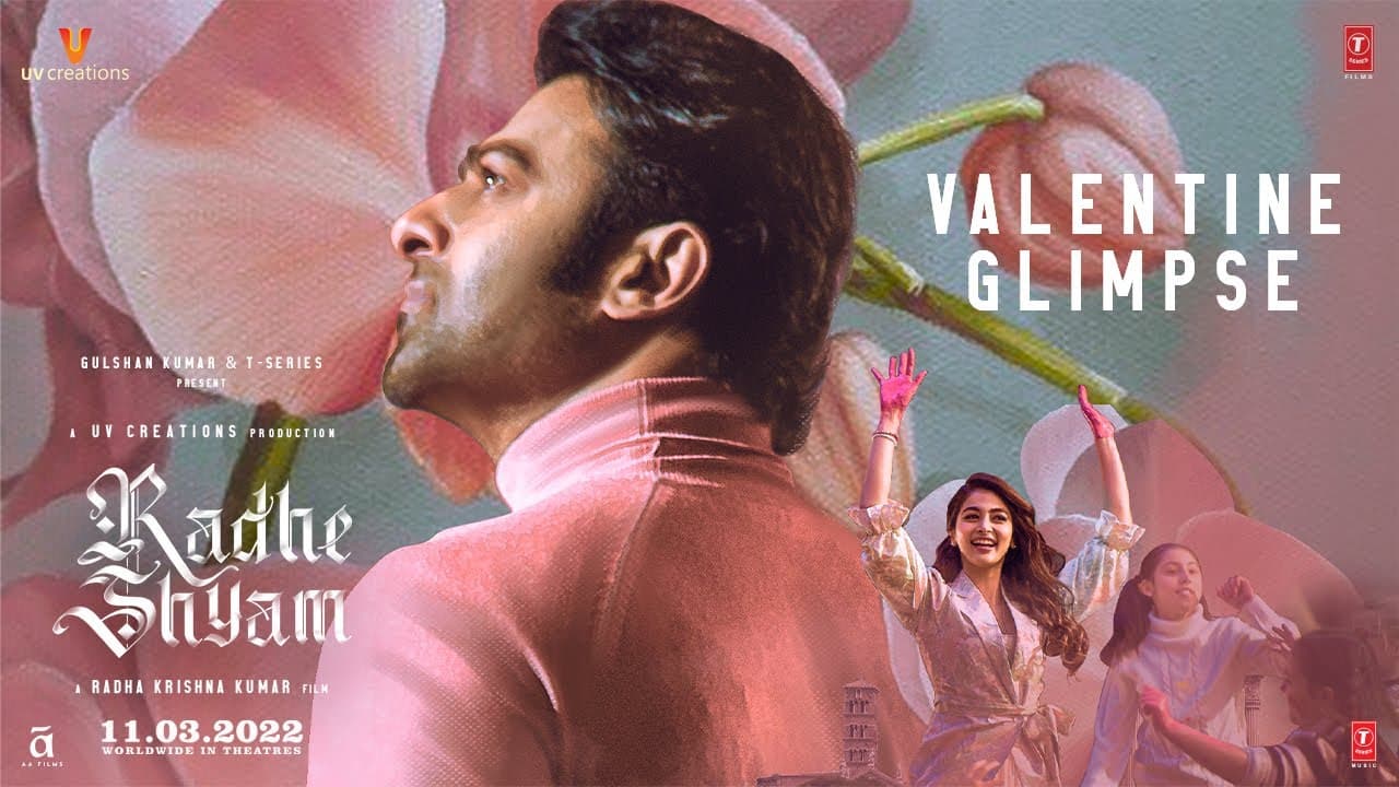 Radhe Shyam (Valentine Glimpse) | Prabhas | Pooja Hegde | Radha Krishna Kumar | Bhushan Kumar