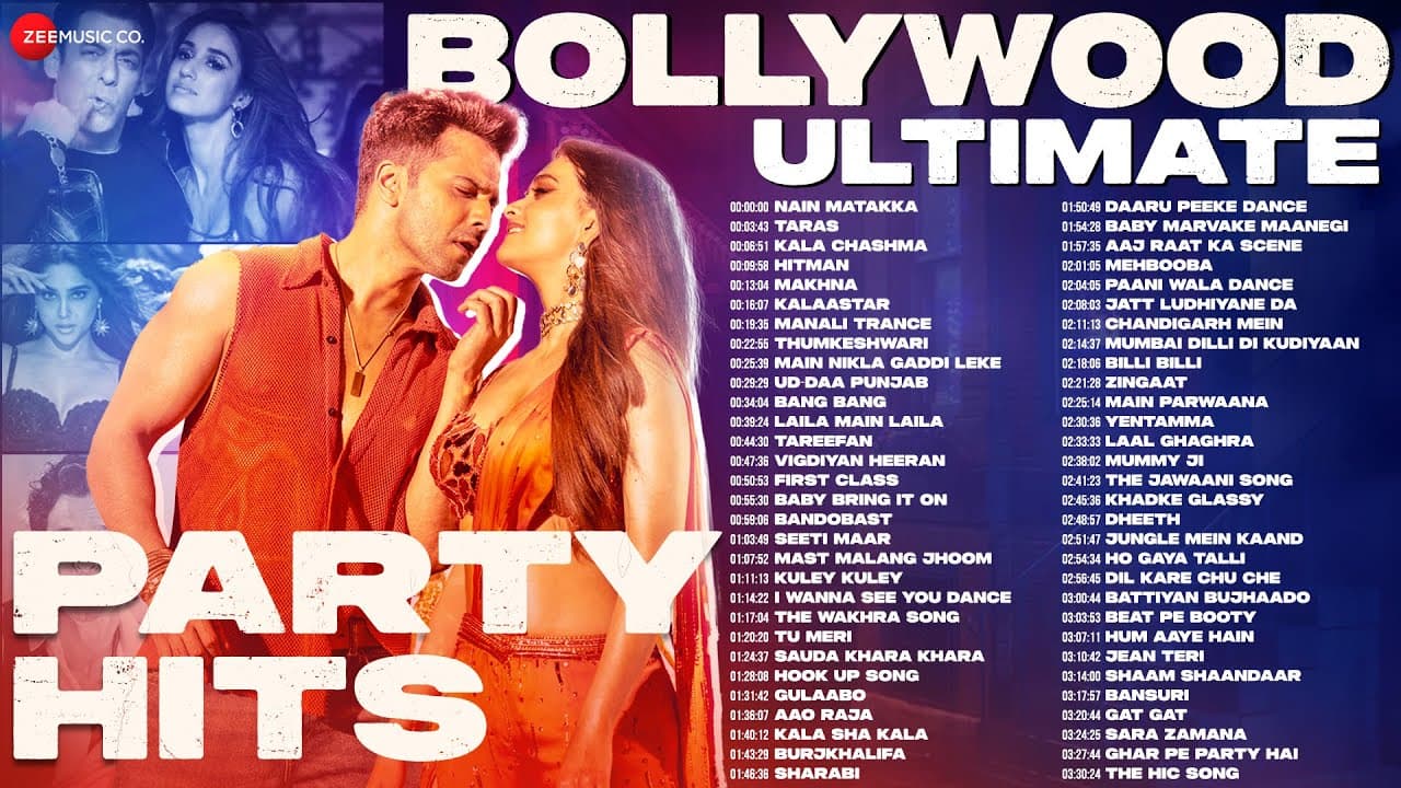 Bollywood New Year Party Hits | 3 hours nonstop | Nain Matakka, Taras, Kala Chashma, Hitman & More