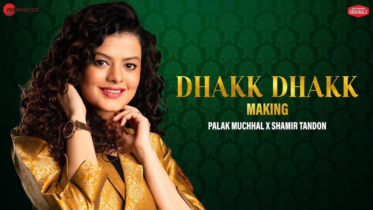 Dhakk Dhakk - Making | Palak Muchhal X Shamir Tandon | Sandeep Nath | Ghazal | Zee Music Originals