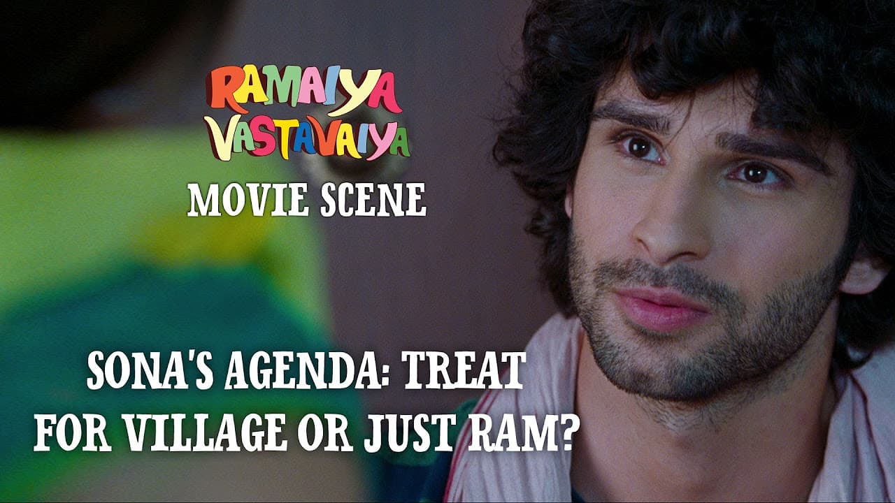 Sona's Agenda: Treat for Village or Just Ram? - Ramaiya Vastavaiya Scene - Girish & Shruti