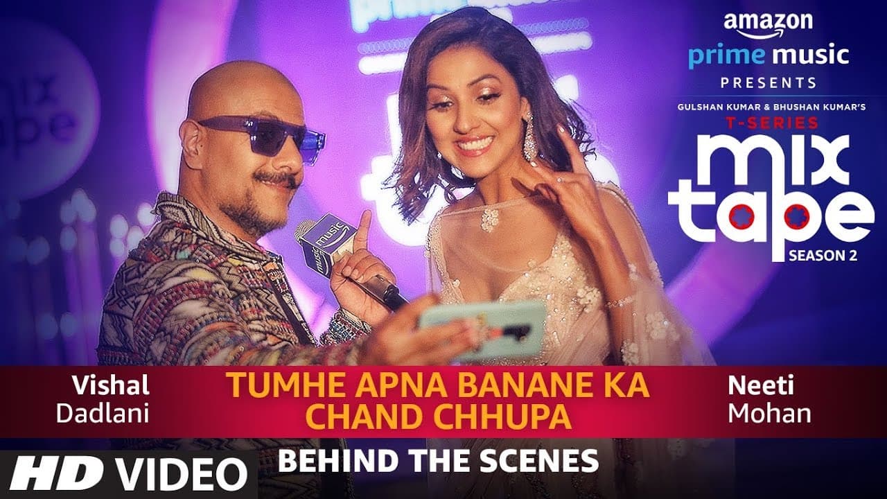 Making Of Tumhe Apna Banane Ka/Chand Chupa | Neeti Mohan Vishal Dadlani | T-Series MixTape  Season2