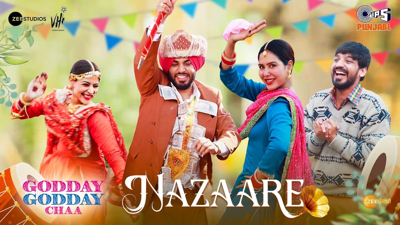 Nazaare (Official) | Godday Godday Chaa | Gitaj B | Sonam Bajwa |Tania |Kulwinder Billa |N Vee Music