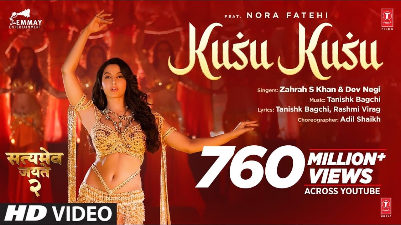 Kusu Kusu Song Ft Nora Fatehi | Satyameva Jayate 2 | John A, Divya K | Tanishk B, Zahrah Khan, Dev N