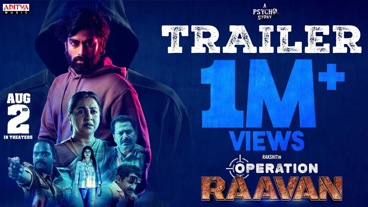 Operation Raavan Trailer | Rakshit Atluri | Raadhika Sarathkumar | Venkata Satya |Saravana Vasudevan