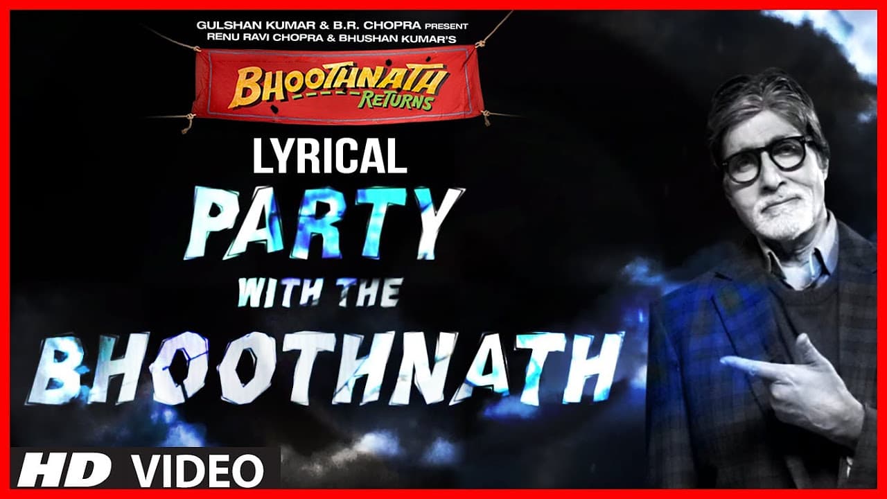Party With The Bhoothnath Lyric Video | Bhoothnath Returns | Amitabh Bachchan, Yo Yo Honey Singh