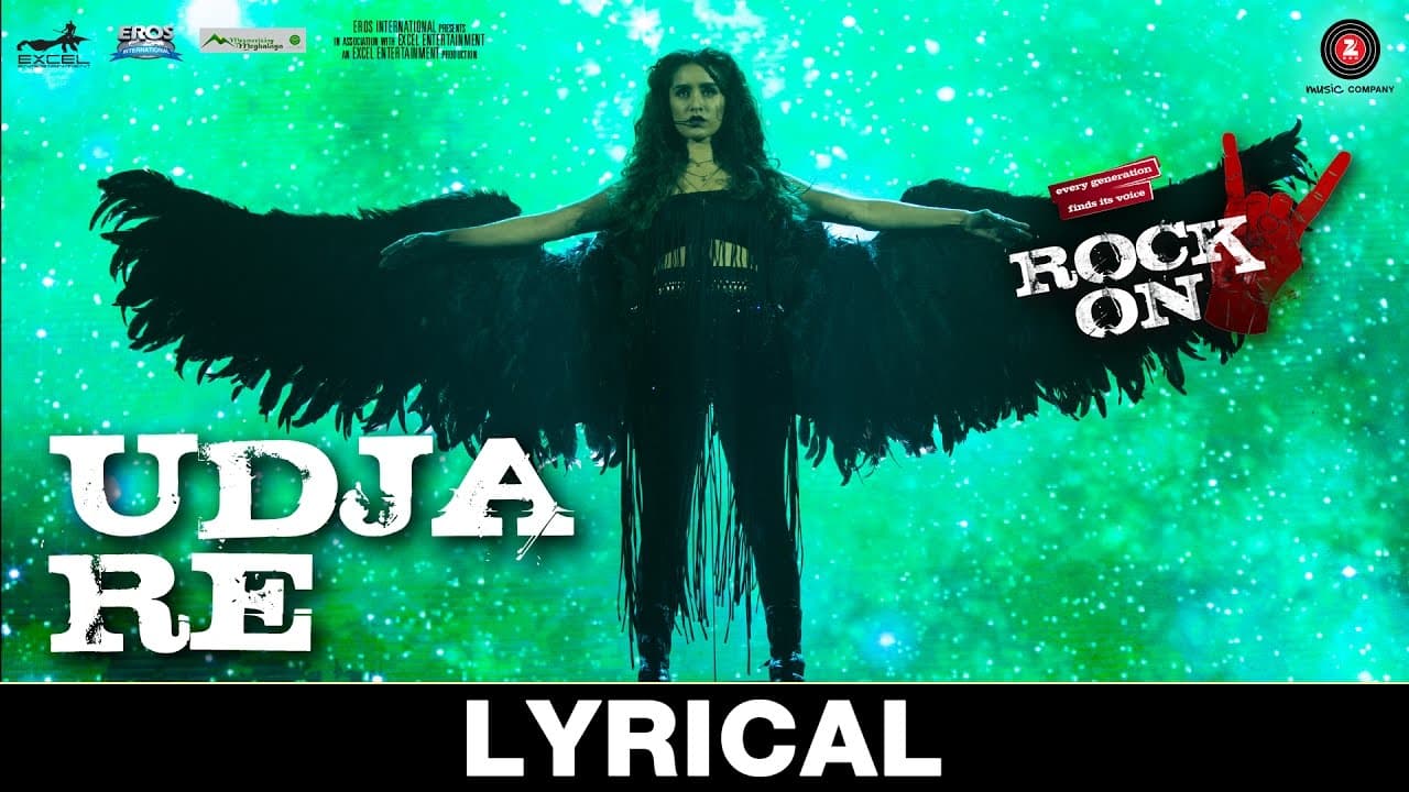 Udja Re - Lyrical Video | Rock On 2 | Shraddha Kapoor | Shankar Mahadevan