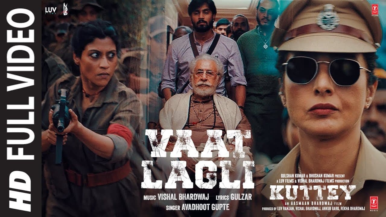 Vaat Lagli (Full Video) Kuttey | Arjun, Tabu, Konkona, Radhika, Shardul | Vishal B,Gulzar,Avadhoot G
