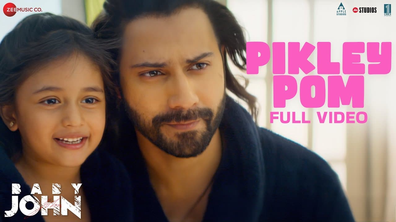 Pikley Pom - Full Video | Baby John | Varun Dhawan, Wamiqa | Vishal Mishra, Riya S, Thaman S, Irshad