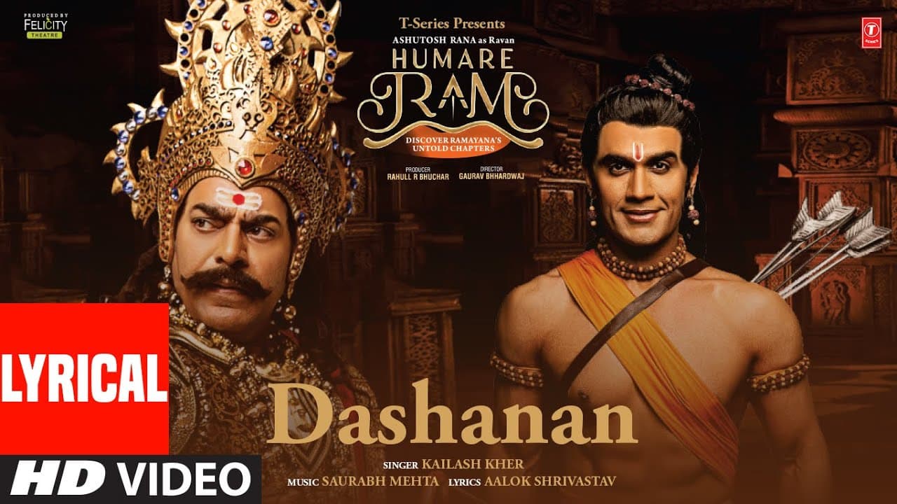 Dashanan: Theme Song (Lyrical Video) | Ashutosh Rana | Kailash Kher | Aalok Shrivastav | Humare Ram