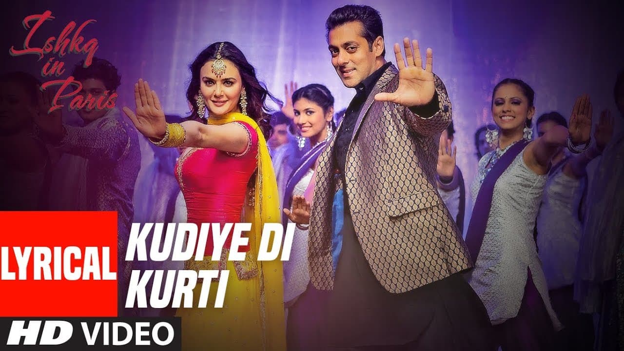 LYRICAL: Kudiye Di Kurti | Ishkq In Paris | Salman Khan, Preity Zinta, Rhehan Malliek