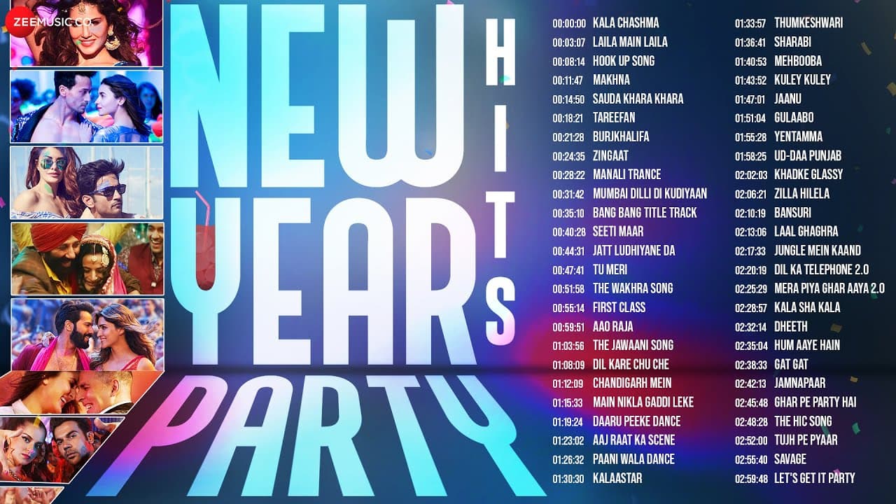 New Year Party Hits 2025 | Top 50 Songs | Kala Chashma, Laila Main Laila, First Class & Many More