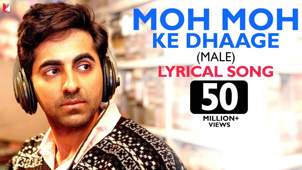 Lyrical | Moh Moh Ke Dhaage (Male) | Song with Lyrics | Dum Laga Ke Haisha | Papon, Anu Malik, Varun